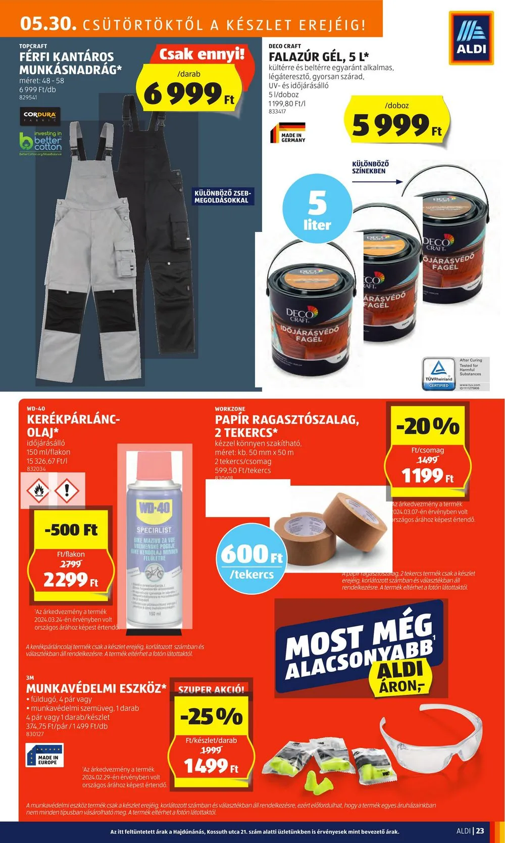 Aldi akciós újság 05.30–06.05 – 25. oldal