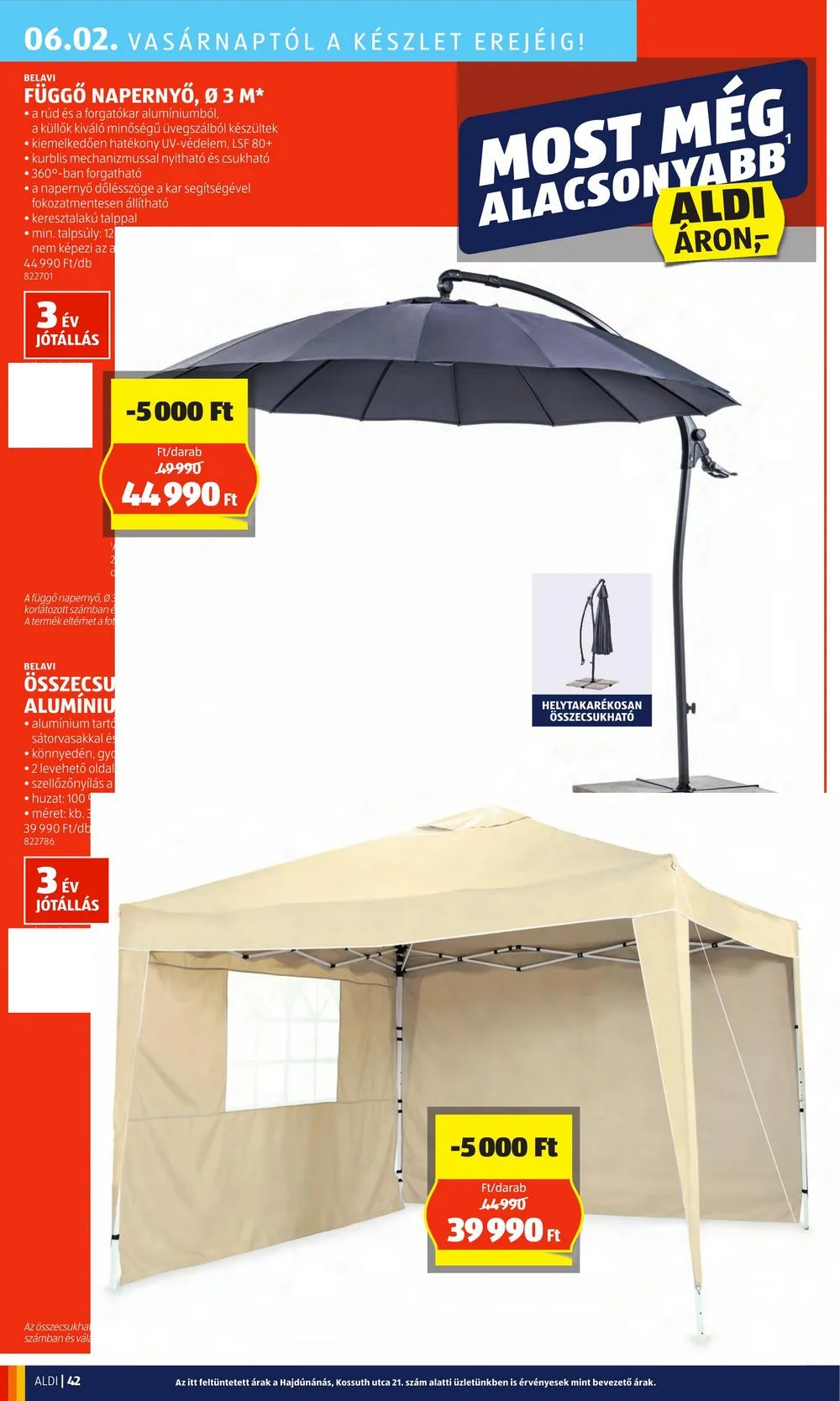 Aldi akciós újság 05.30–06.05 – 46. oldal