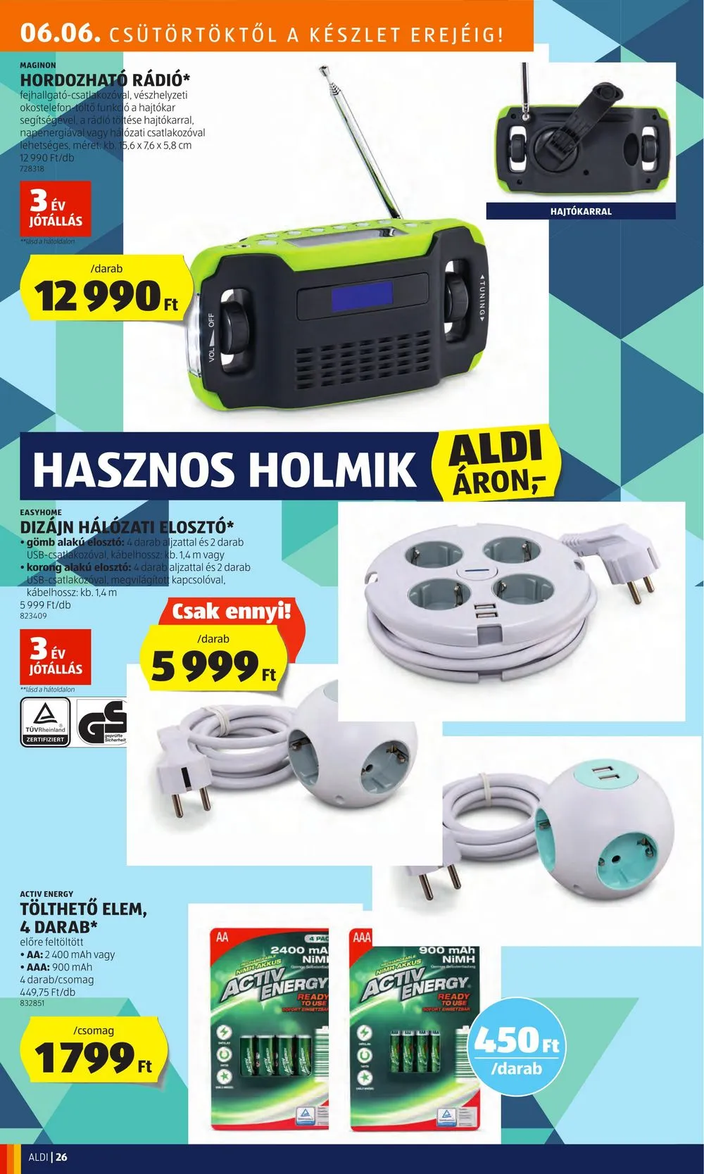 Aldi akciós újság 06.06–06.12 – 28. oldal
