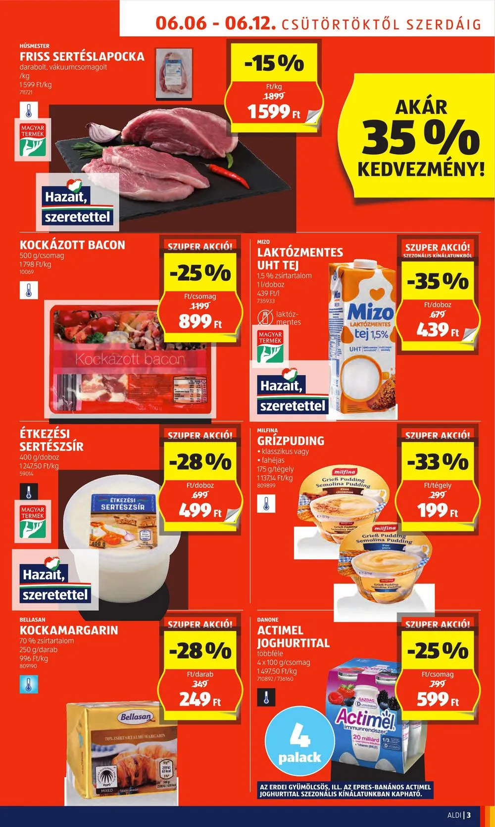 Aldi akciós újság 06.06–06.12 – 3. oldal