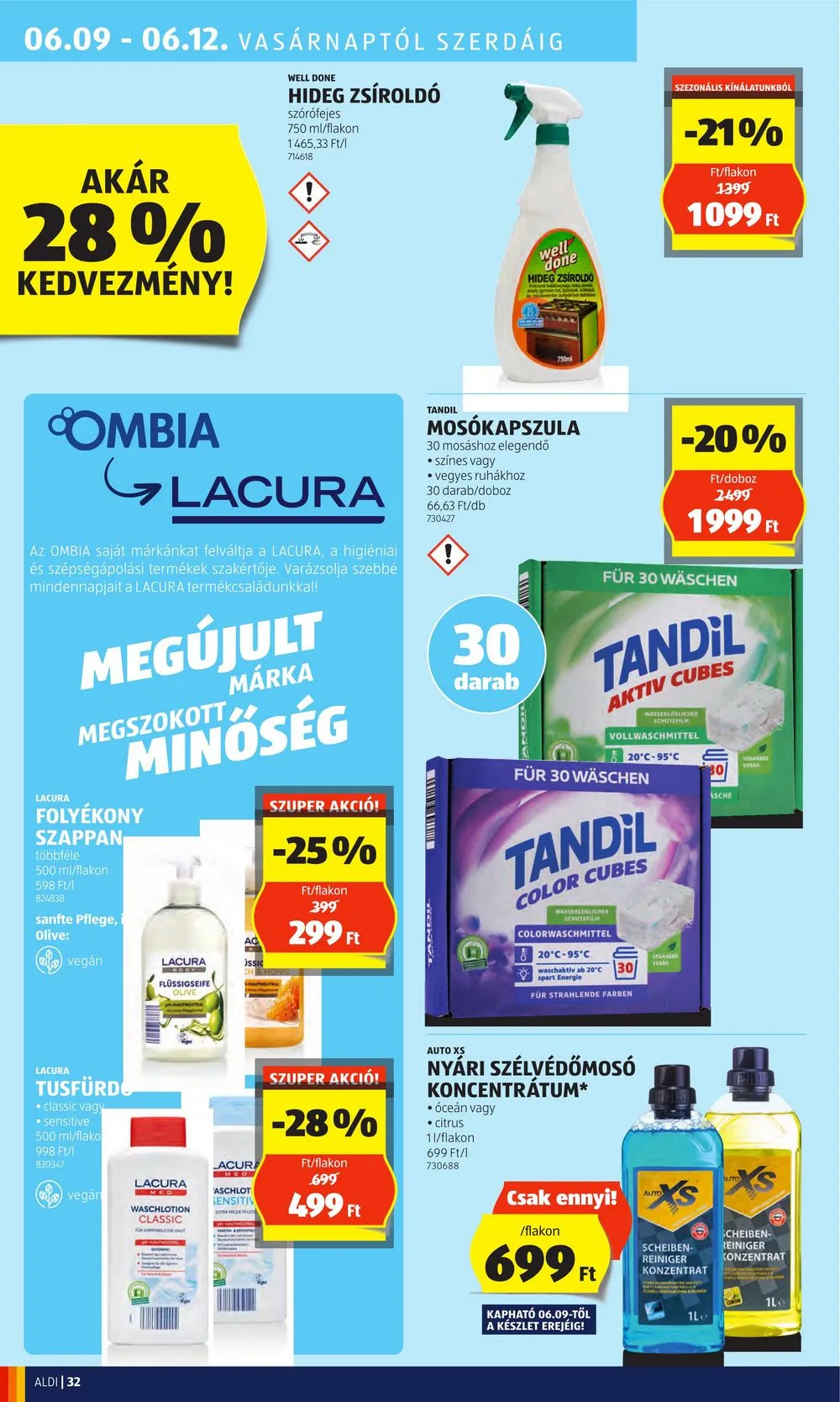 Aldi akciós újság 06.06–06.12 – 36. oldal