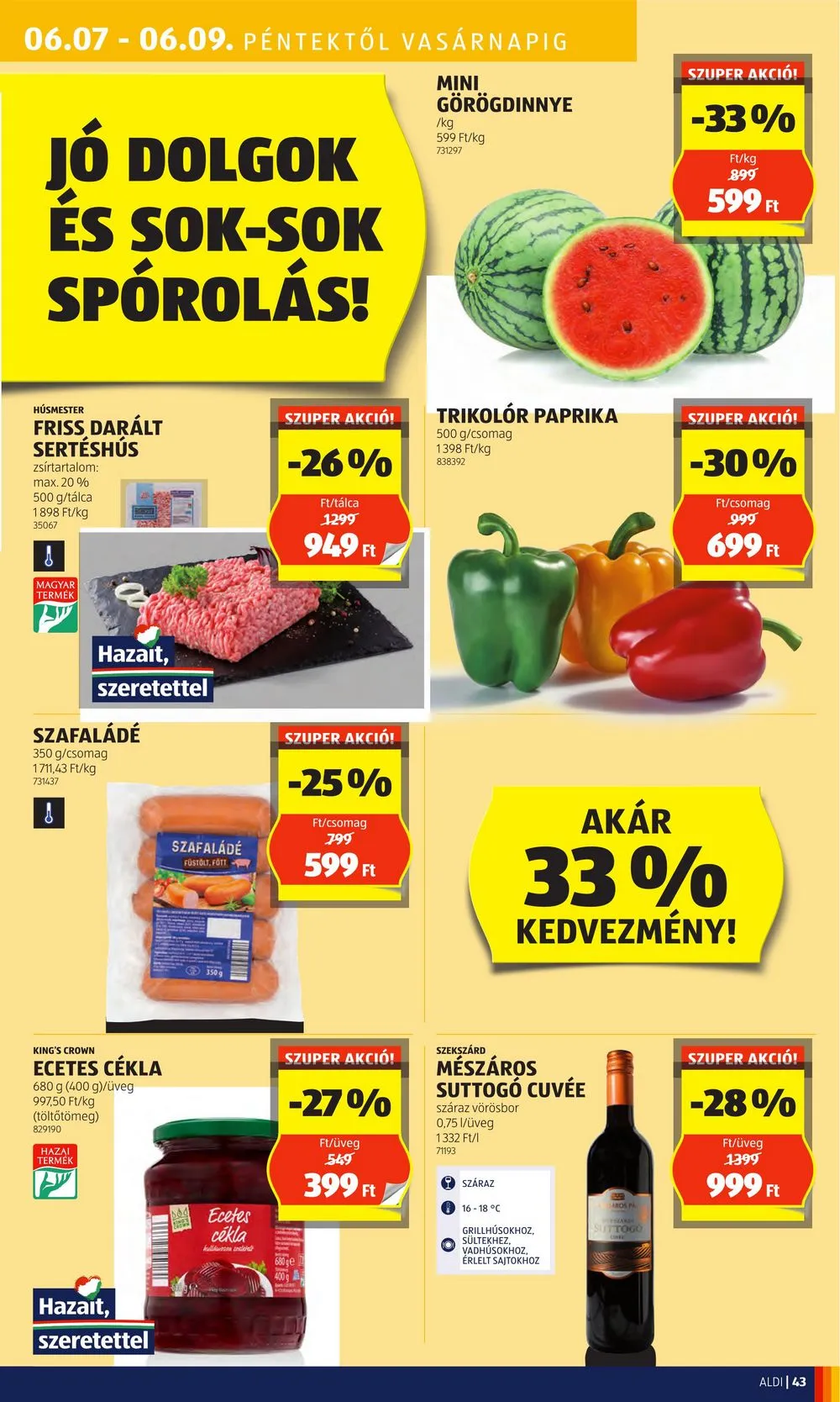 Aldi akciós újság 06.06–06.12 – 49. oldal