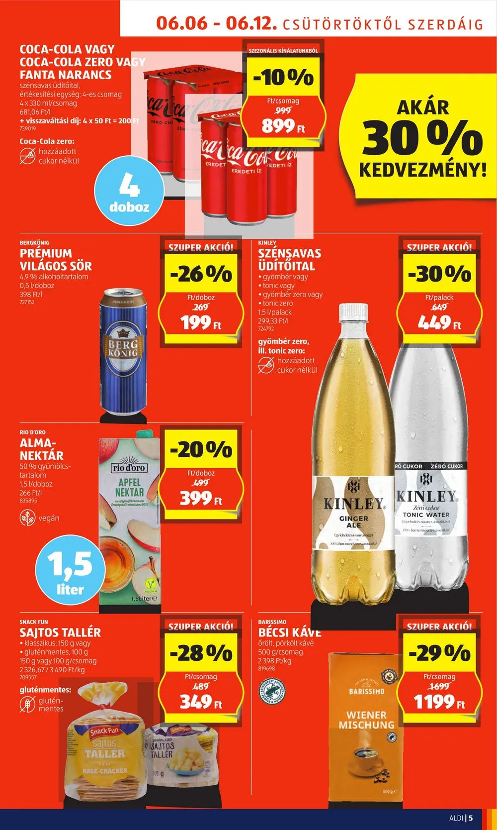 Aldi akciós újság 06.06–06.12 – 5. oldal