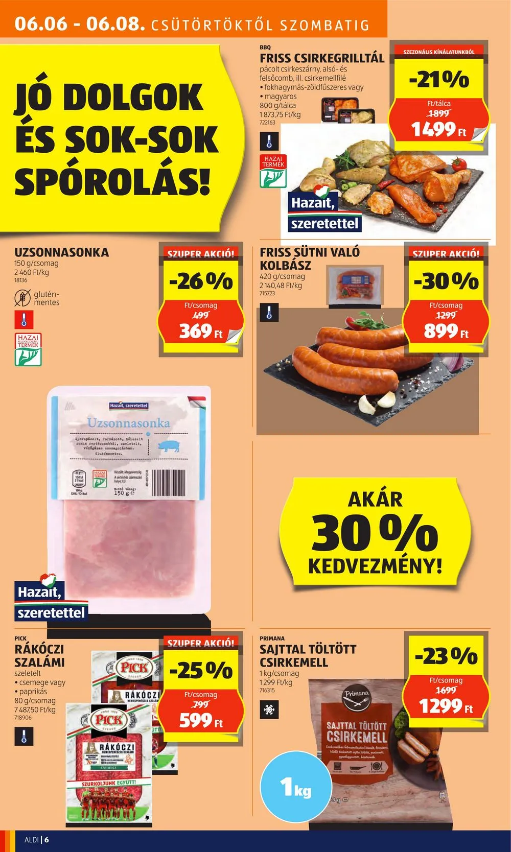 Aldi akciós újság 06.06–06.12 – 8. oldal