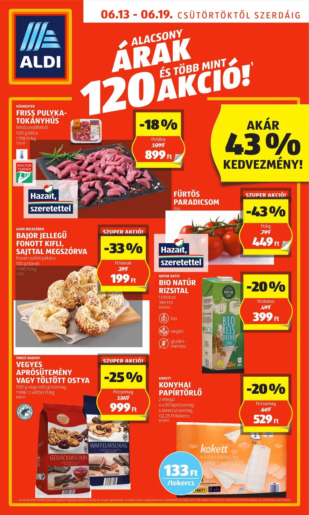 Aldi akciós újság 06.13–06.19