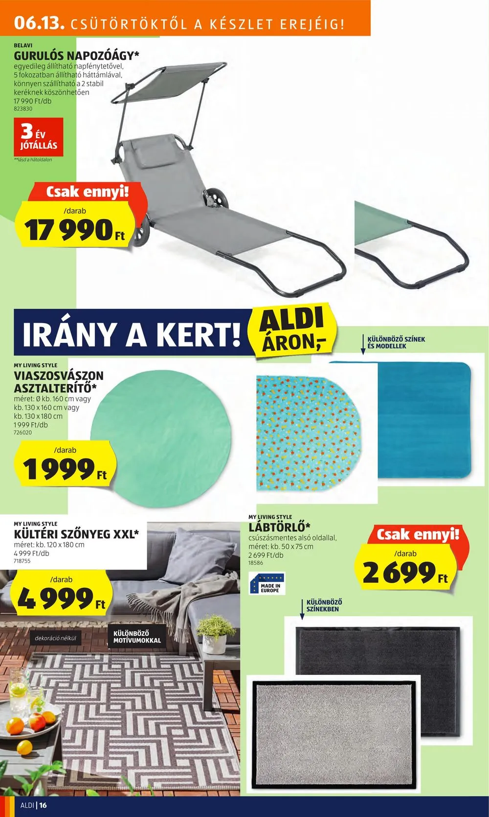 Aldi akciós újság 06.13–06.19 – 18. oldal