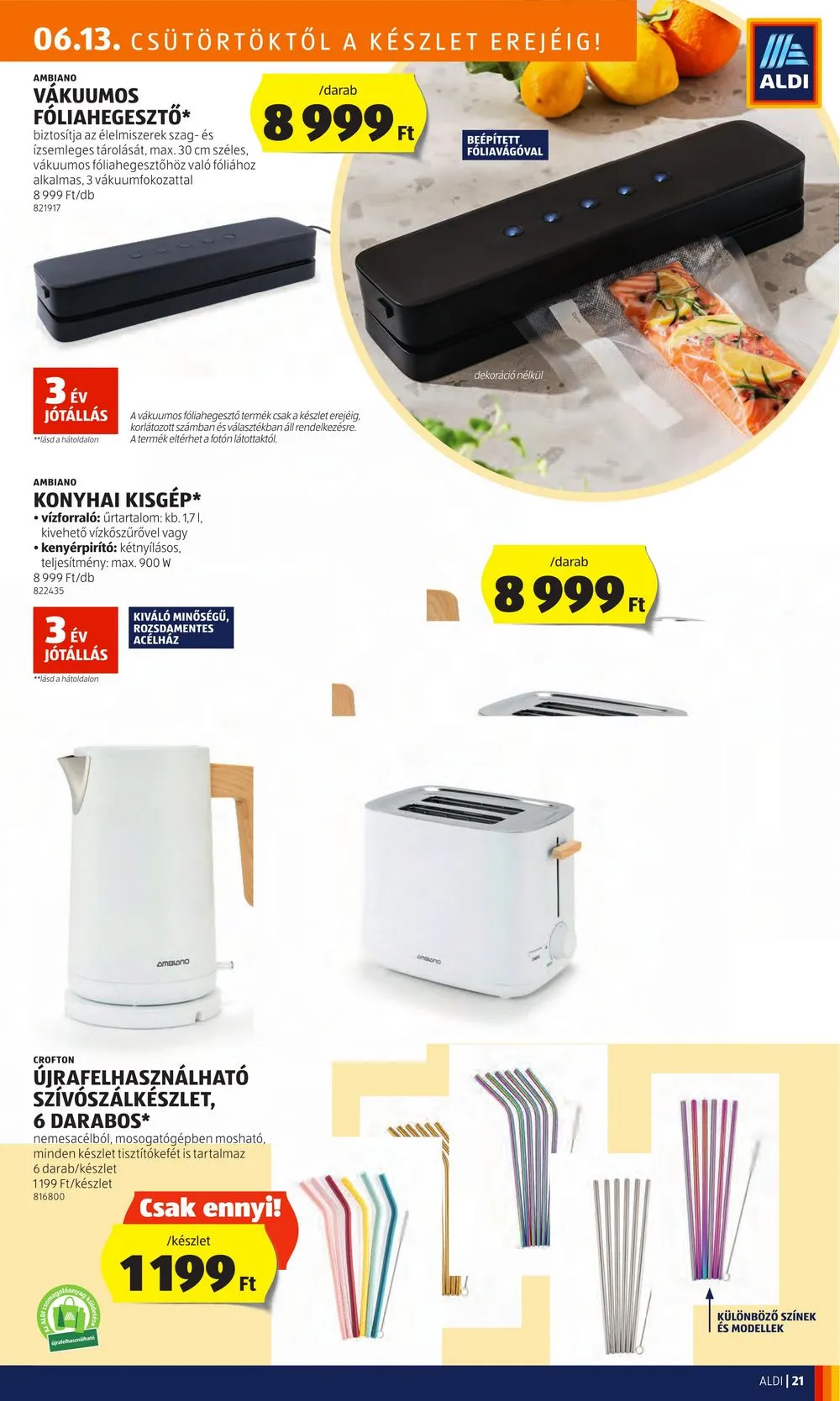 Aldi akciós újság 06.13–06.19 – 23. oldal