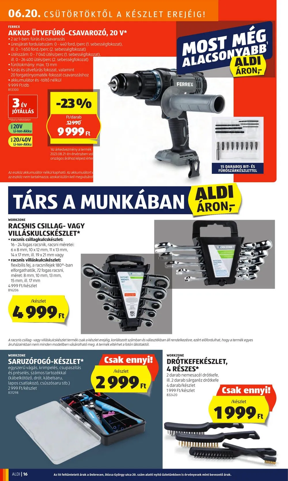 Aldi akciós újság 06.20–06.26 – 18. oldal
