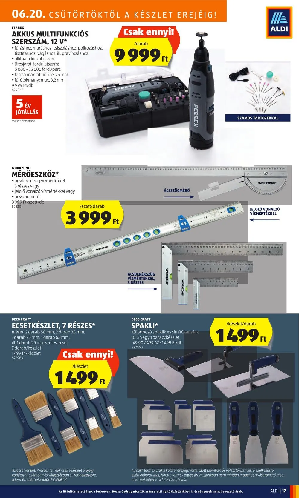 Aldi akciós újság 06.20–06.26 – 19. oldal
