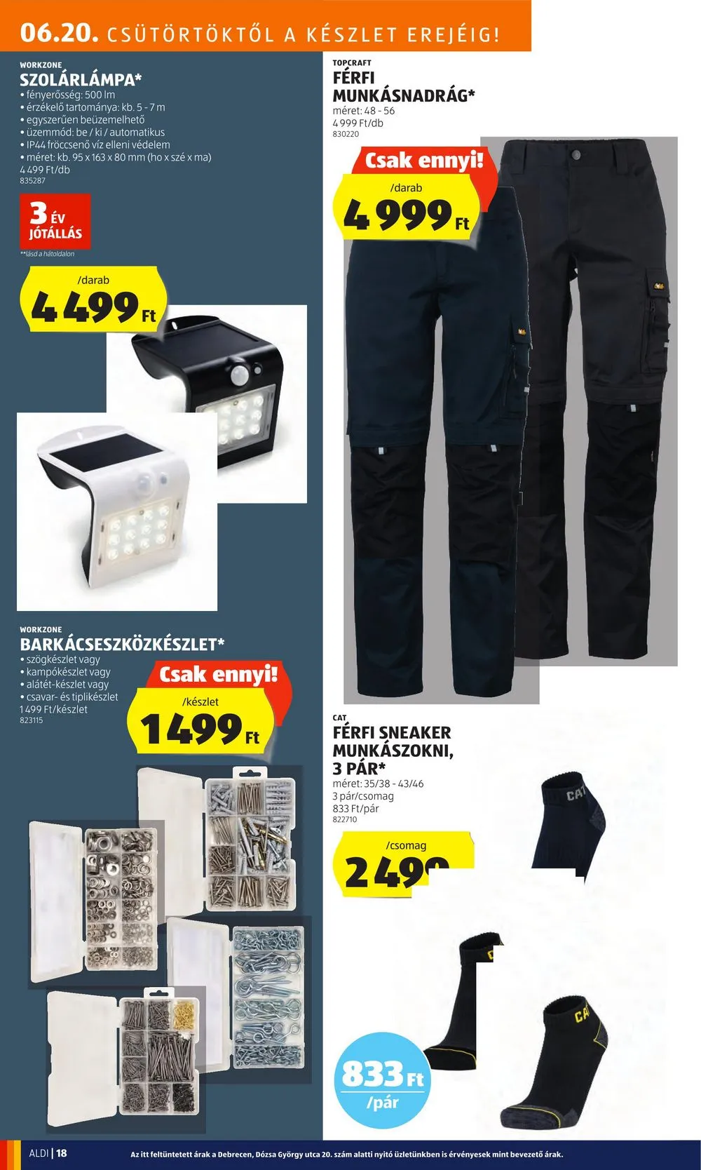Aldi akciós újság 06.20–06.26 – 20. oldal