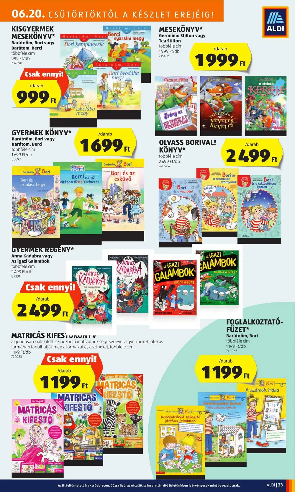 Aldi akciós újság 06.20–06.26 – 25. oldal