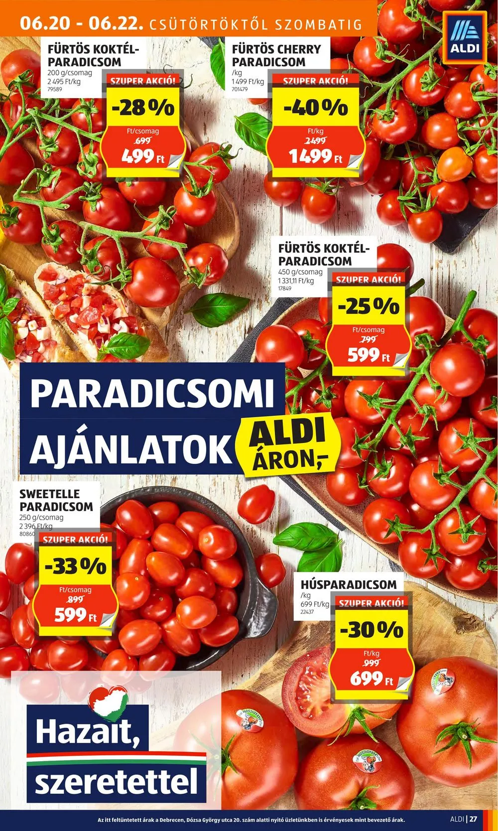 Aldi akciós újság 06.20–06.26 – 29. oldal