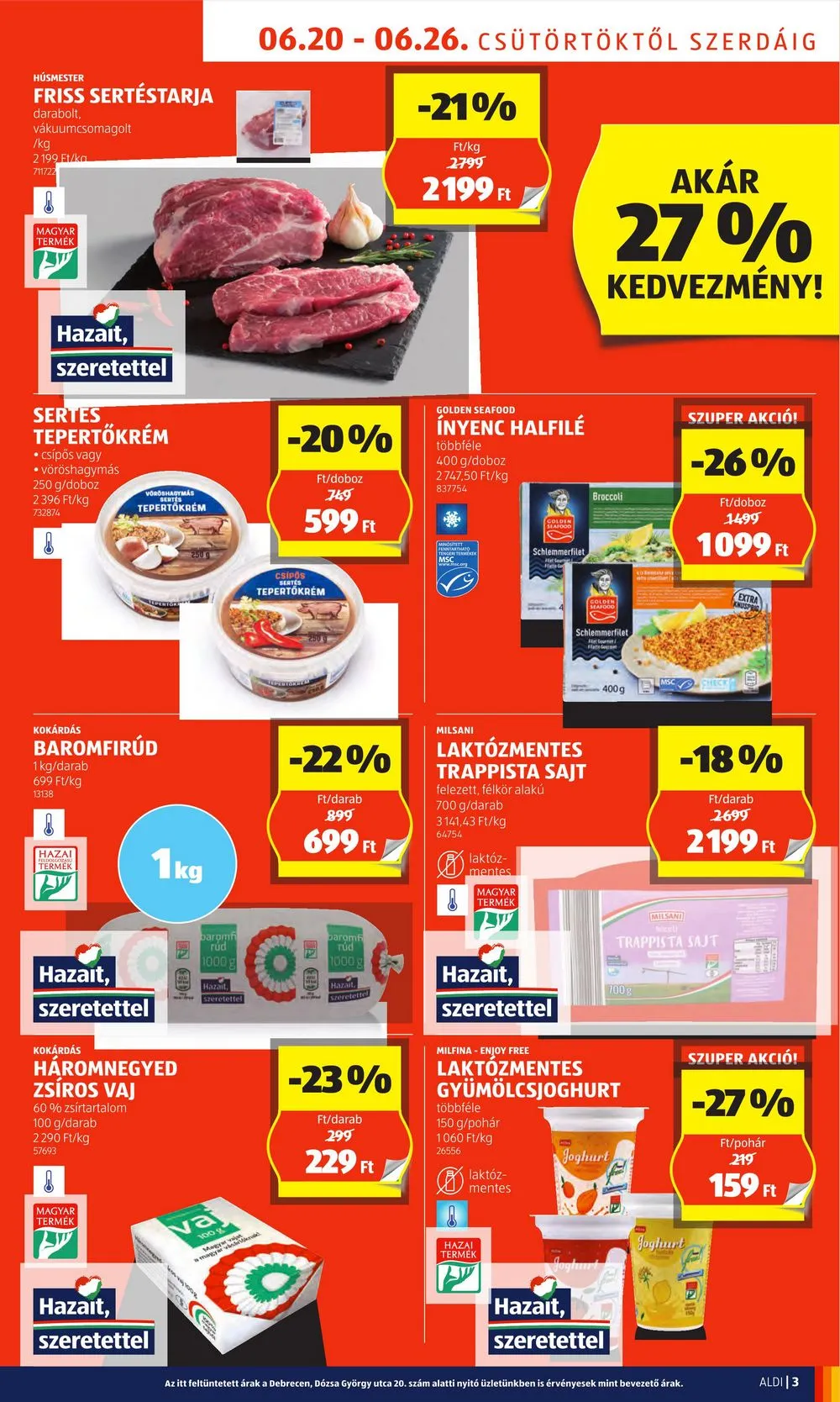 Aldi akciós újság 06.20–06.26 – 3. oldal