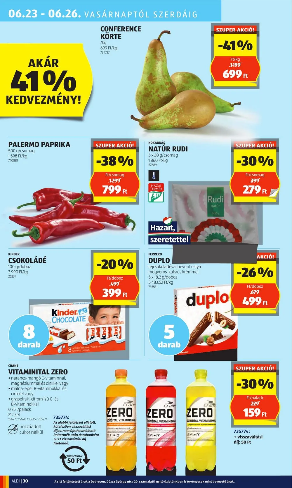 Aldi akciós újság 06.20–06.26 – 34. oldal