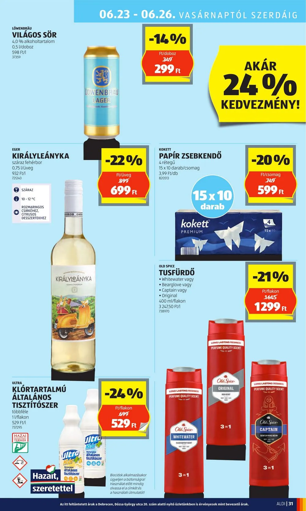 Aldi akciós újság 06.20–06.26 – 35. oldal