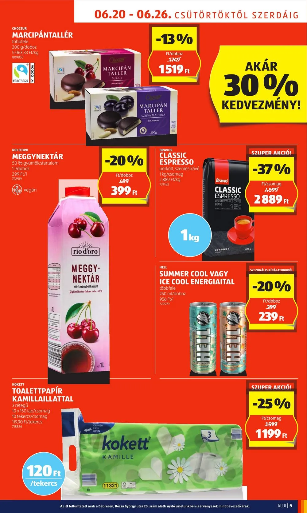 Aldi akciós újság 06.20–06.26 – 5. oldal
