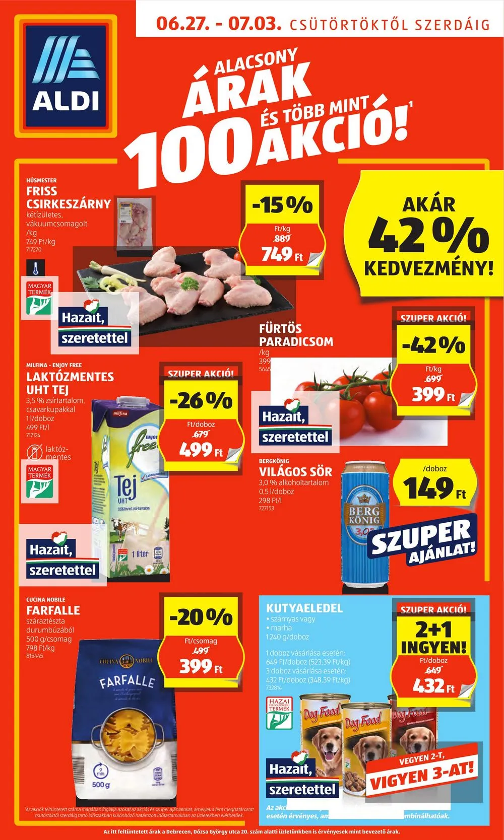 Aldi akciós újság 06.27–07.03