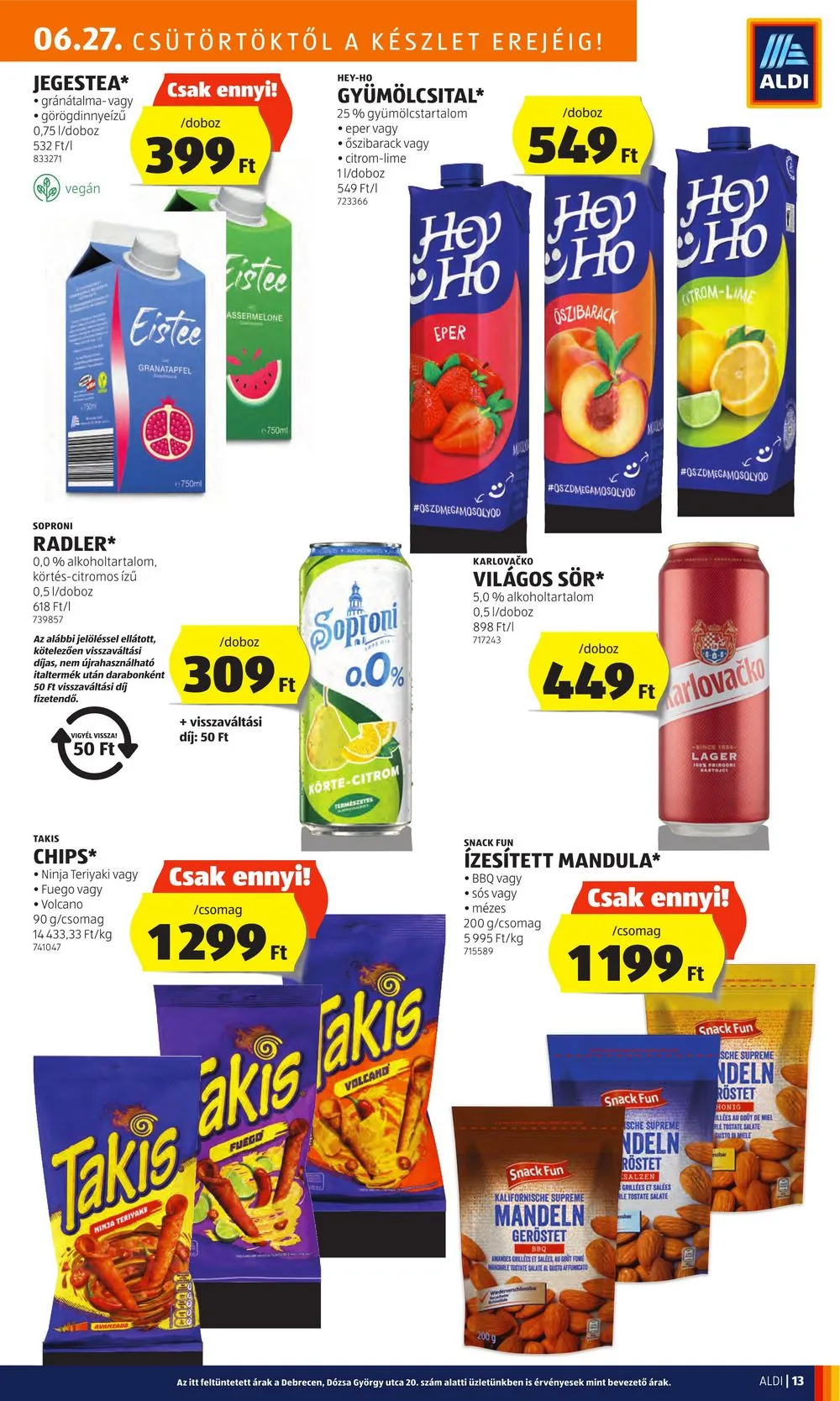 Aldi akciós újság 06.27–07.03 – 15. oldal