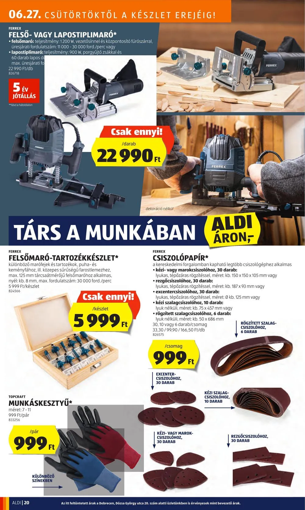 Aldi akciós újság 06.27–07.03 – 22. oldal