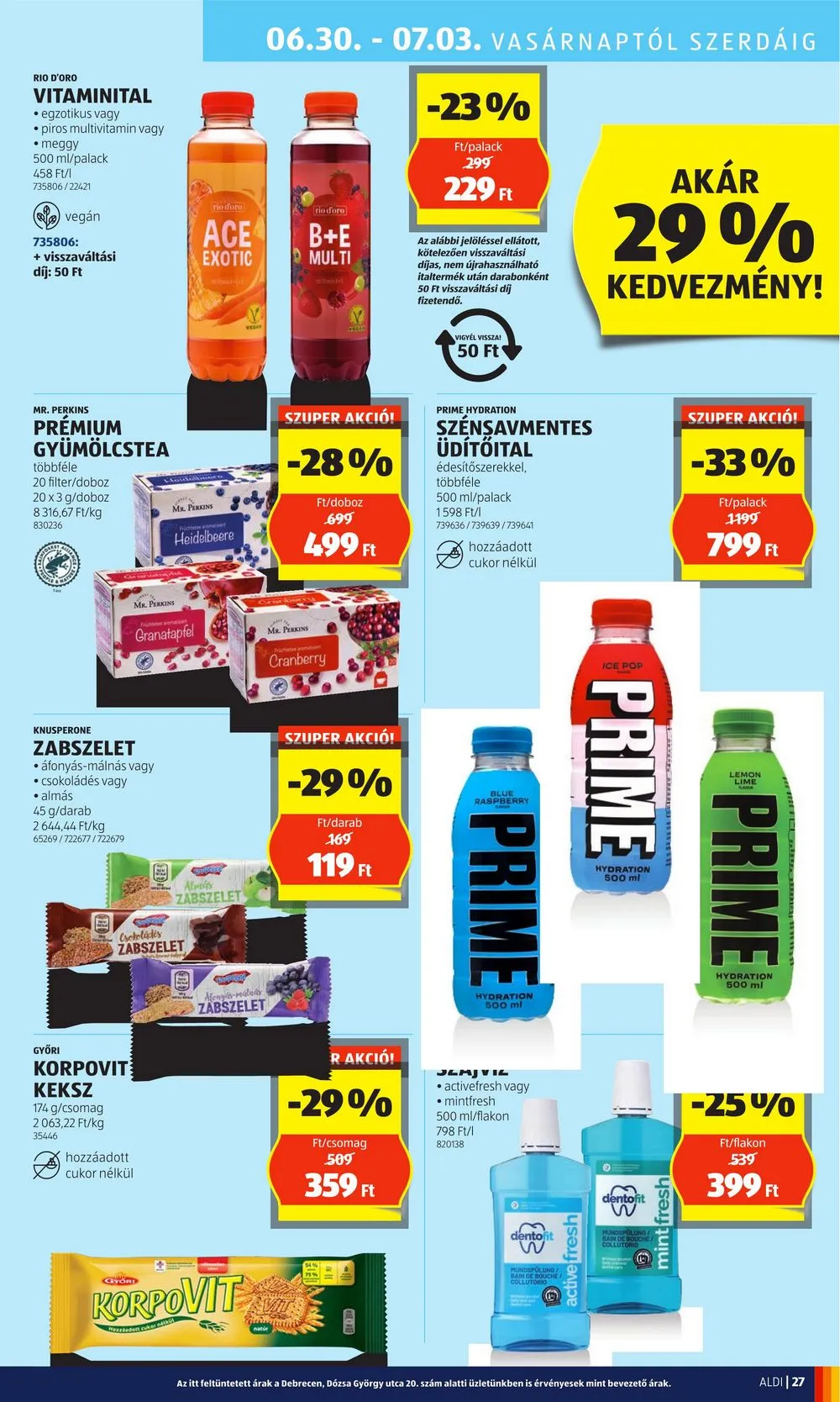 Aldi akciós újság 06.27–07.03 – 29. oldal