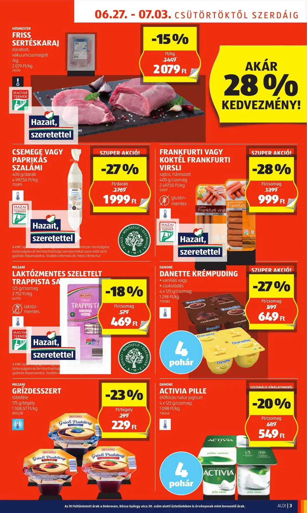 Aldi akciós újság 06.27–07.03 – 3. oldal
