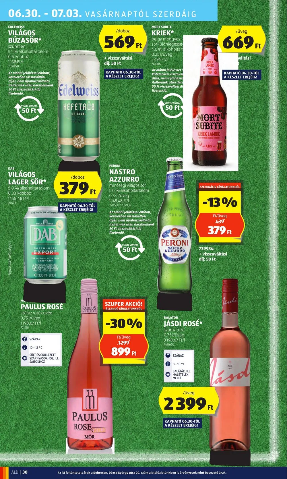 Aldi akciós újság 06.27–07.03 – 36. oldal
