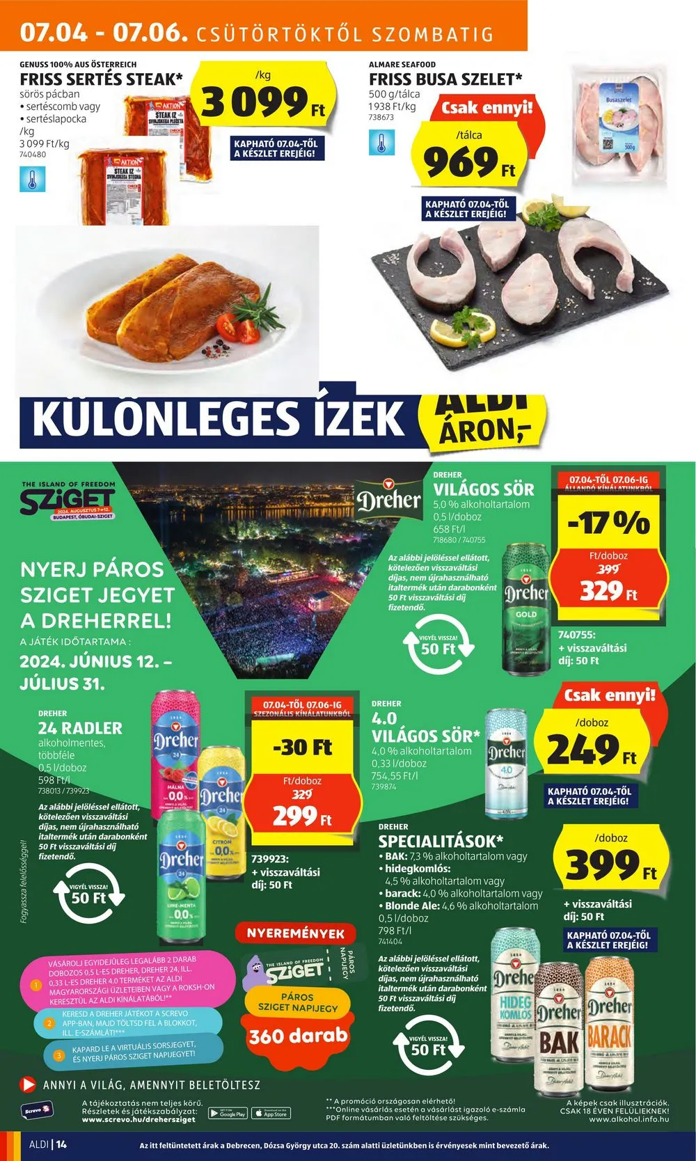 Aldi akciós újság 07.04–07.10 – 16. oldal