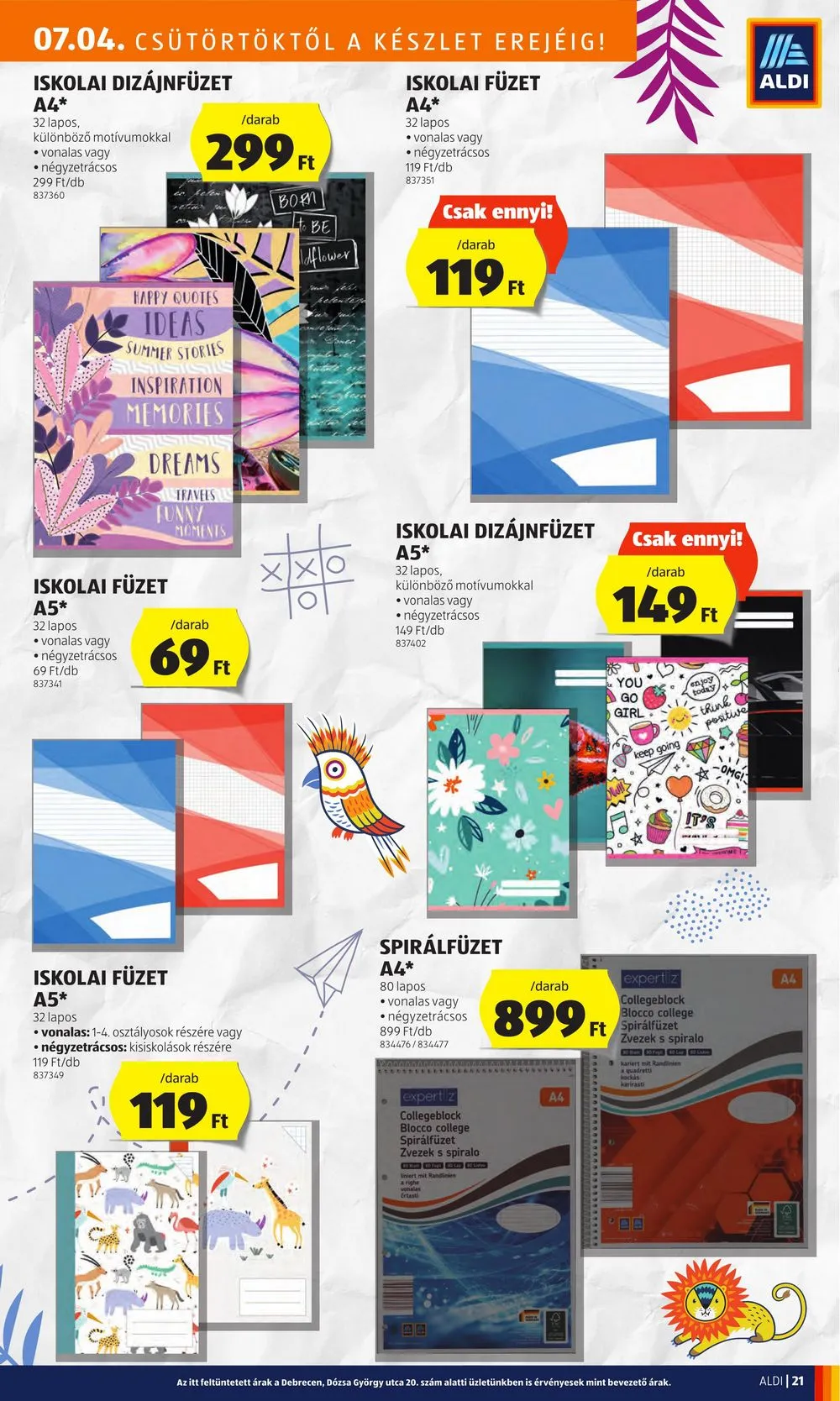 Aldi akciós újság 07.04–07.10 – 23. oldal