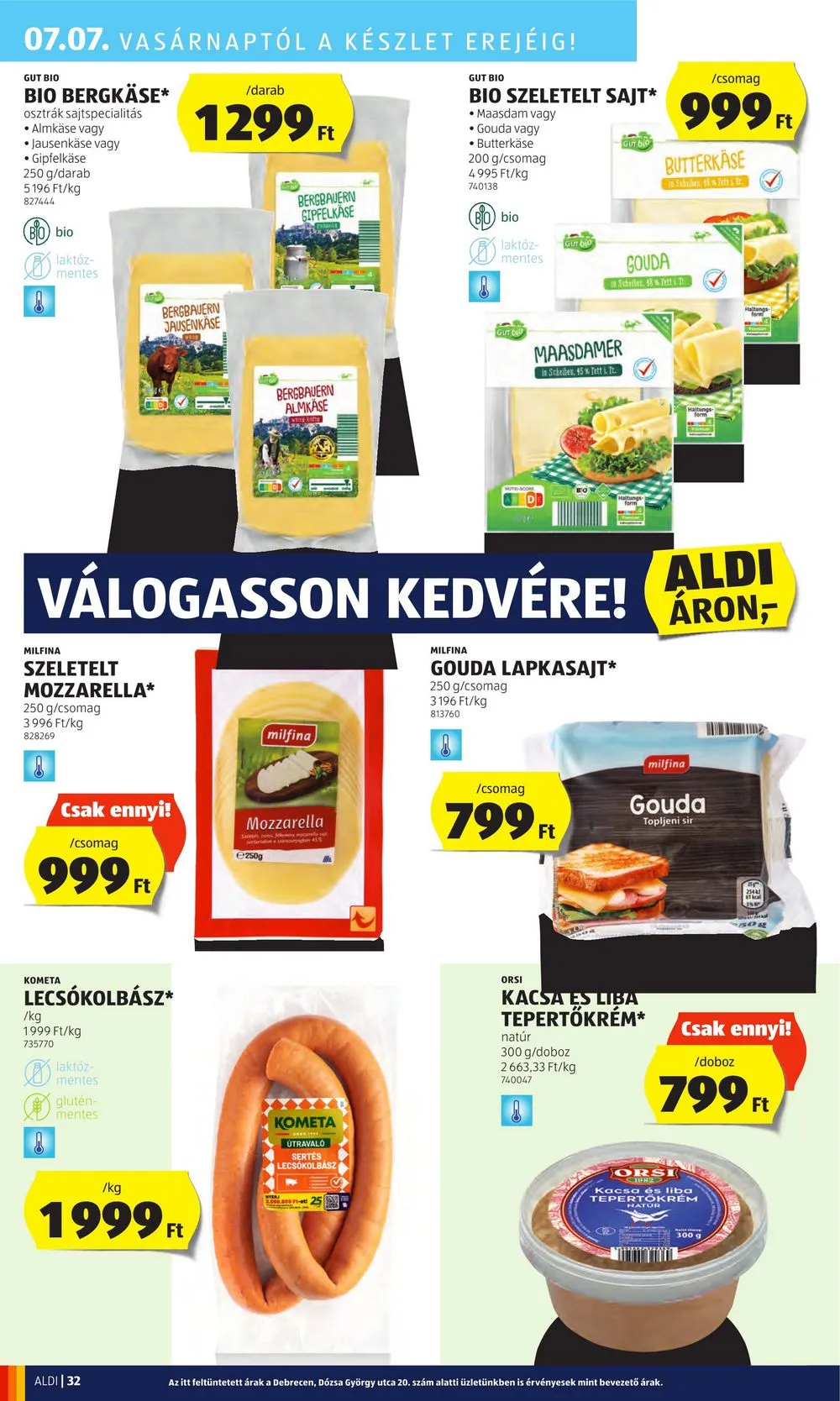 Aldi akciós újság 07.04–07.10 – 36. oldal