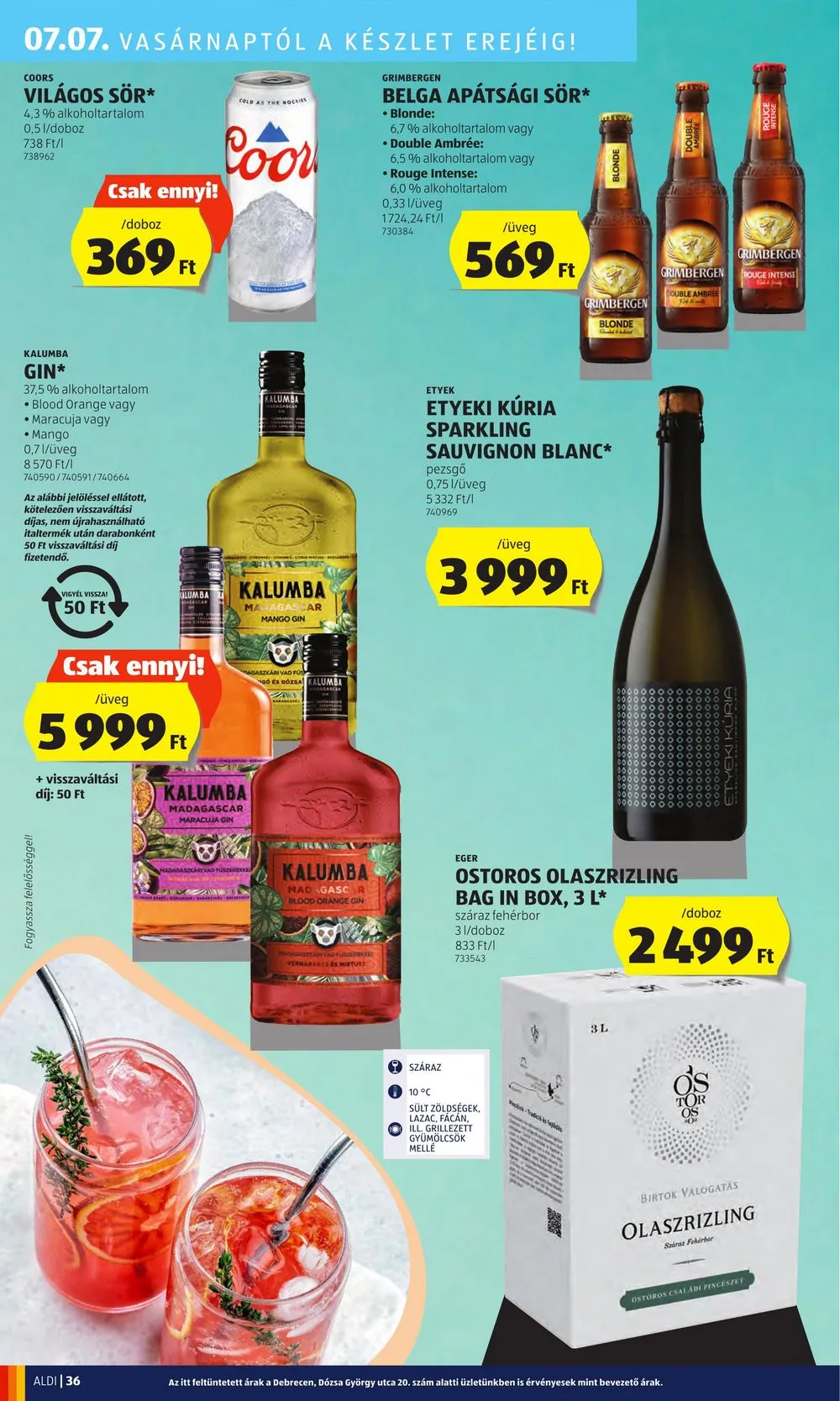 Aldi akciós újság 07.04–07.10 – 40. oldal