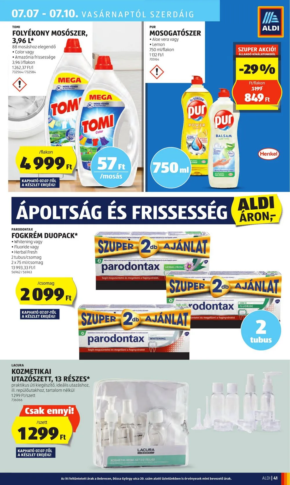 Aldi akciós újság 07.04–07.10 – 45. oldal