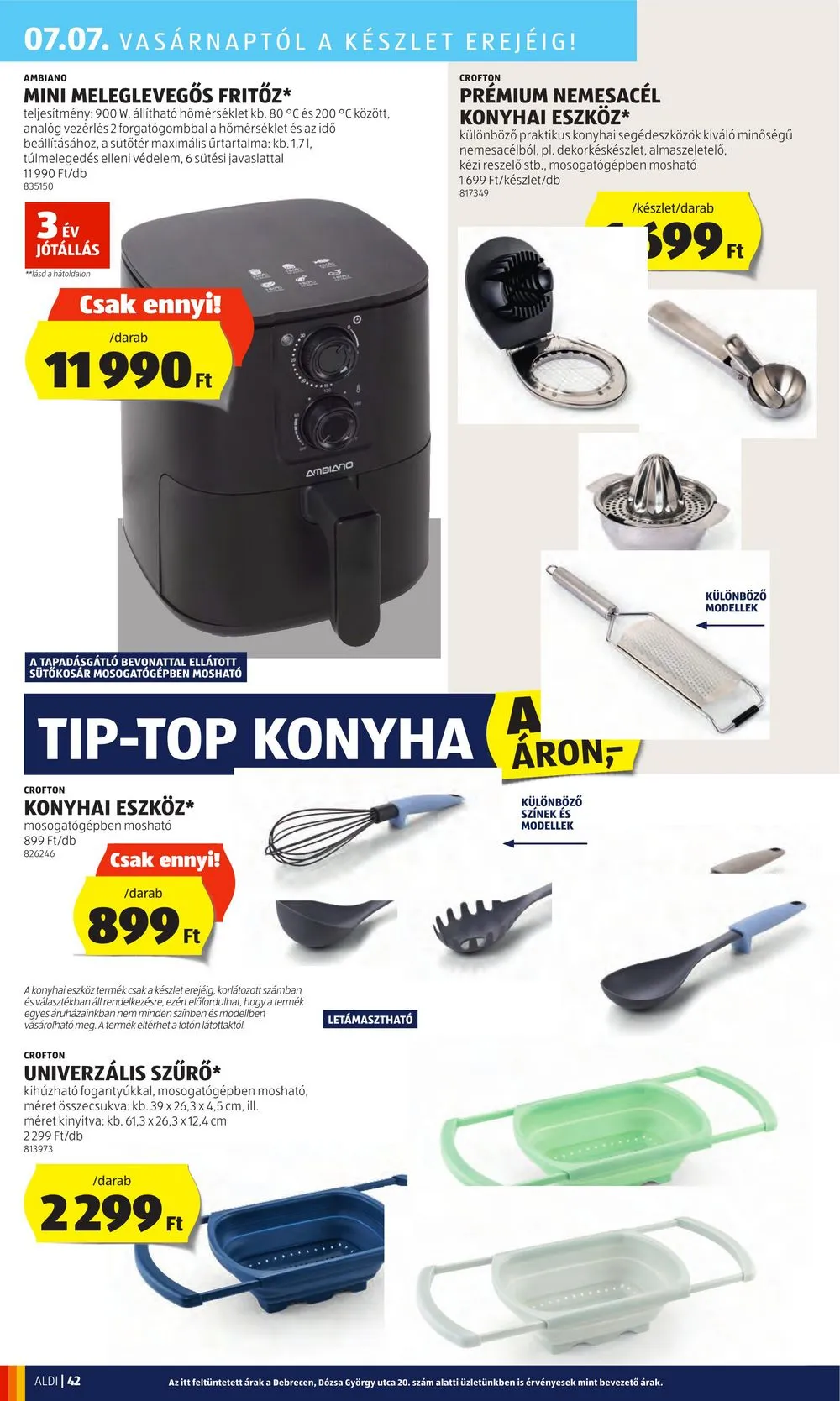 Aldi akciós újság 07.04–07.10 – 46. oldal