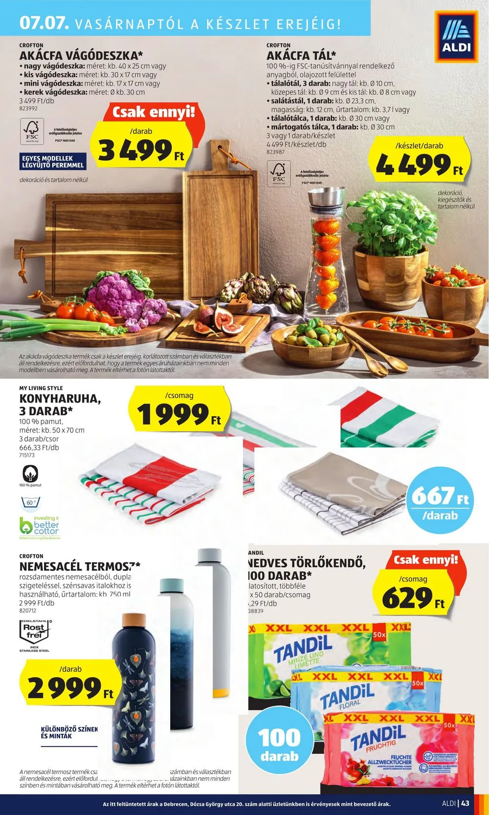 Aldi akciós újság 07.04–07.10 – 47. oldal