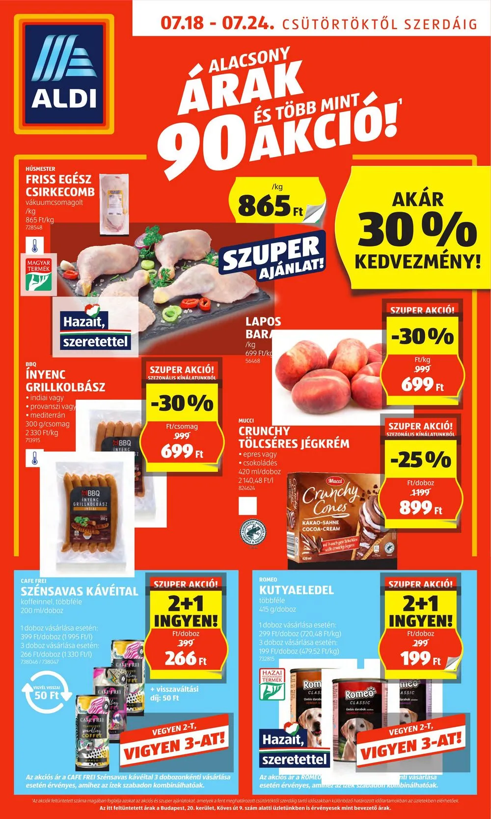 Aldi akciós újság 07.18–07.24
