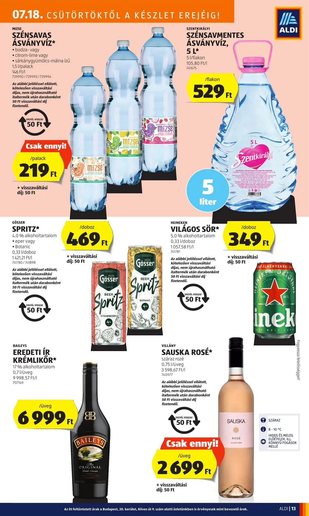 Aldi akciós újság 07.18–07.24 – 15. oldal