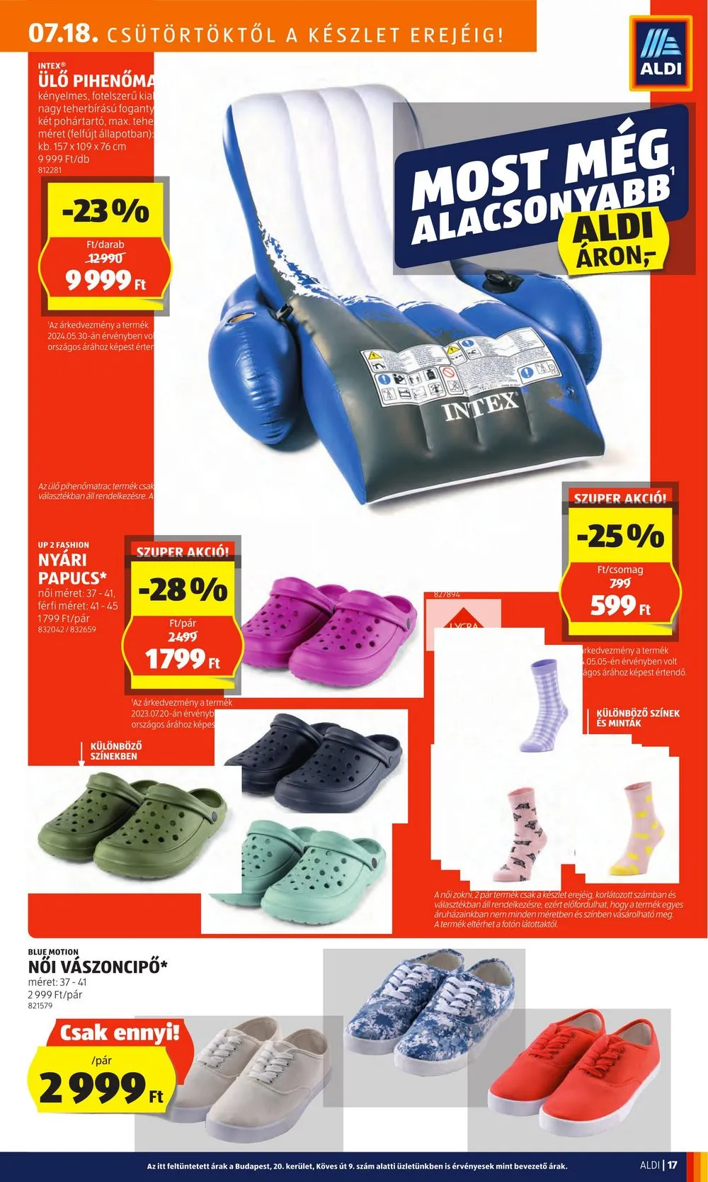 Aldi akciós újság 07.18–07.24 – 19. oldal