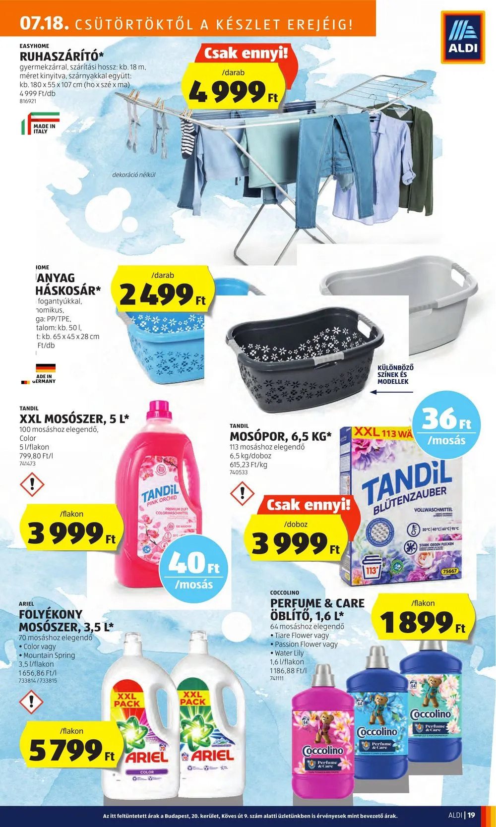 Aldi akciós újság 07.18–07.24 – 21. oldal