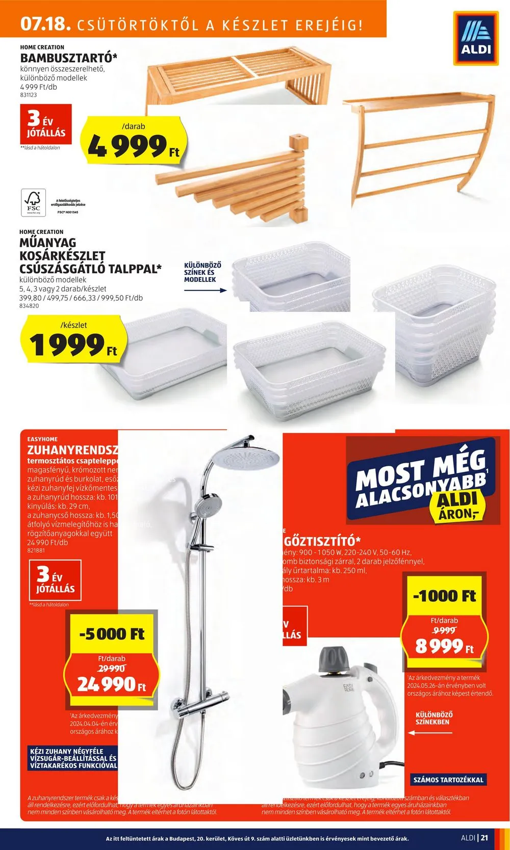 Aldi akciós újság 07.18–07.24 – 23. oldal