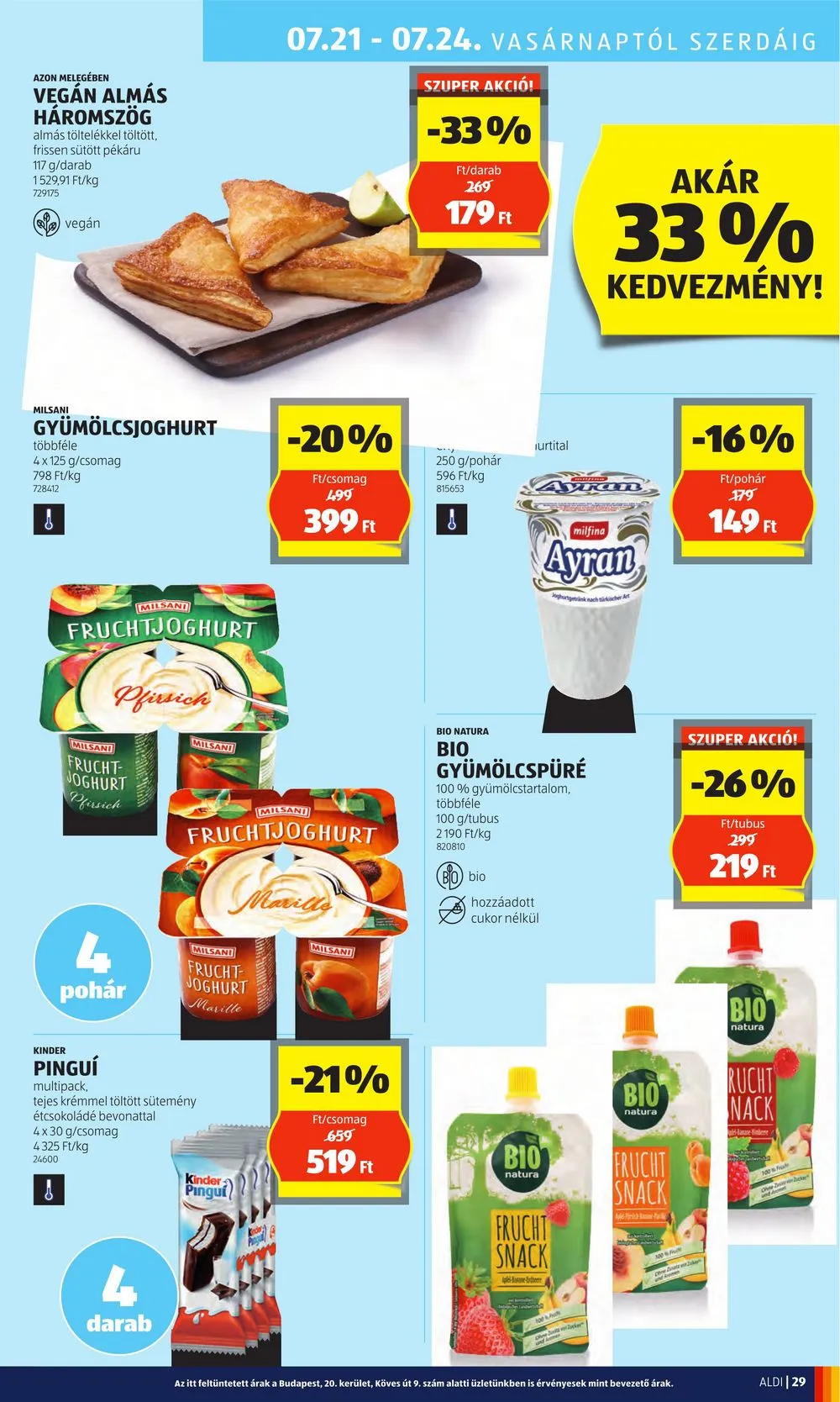 Aldi akciós újság 07.18–07.24 – 33. oldal