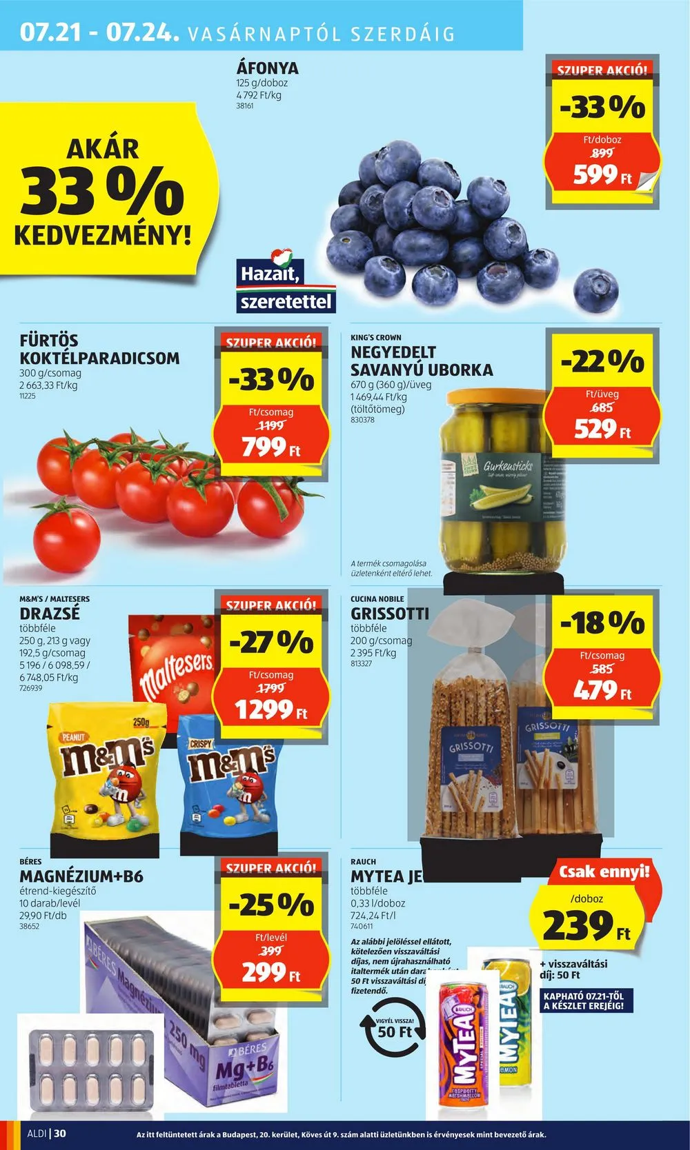 Aldi akciós újság 07.18–07.24 – 34. oldal