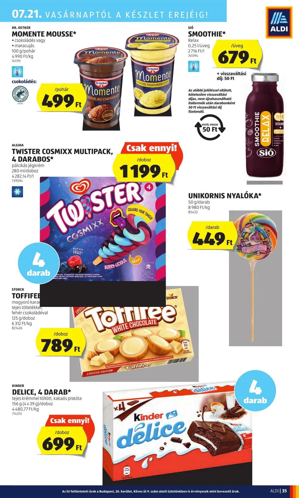 Aldi akciós újság 07.18–07.24 – 39. oldal