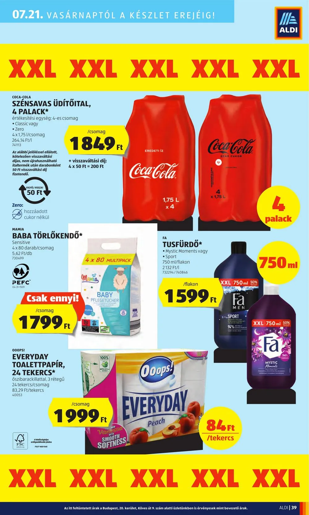 Aldi akciós újság 07.18–07.24 – 43. oldal