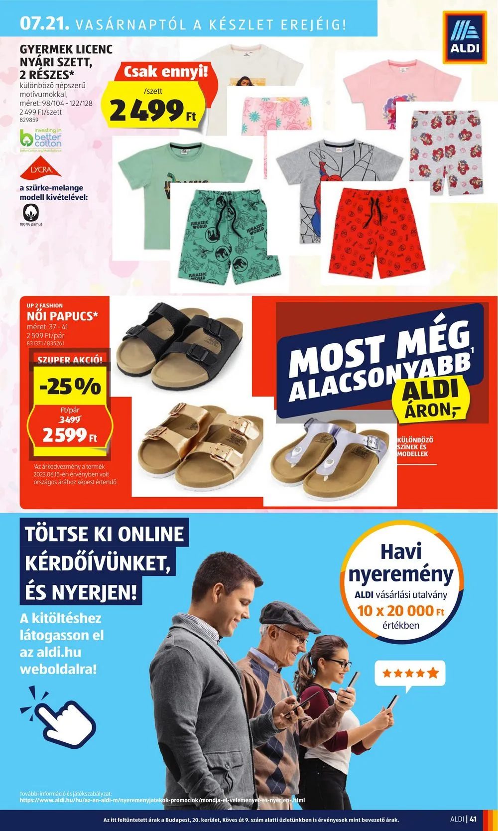 Aldi akciós újság 07.18–07.24 – 45. oldal
