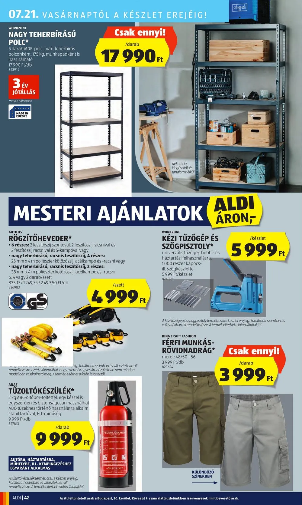 Aldi akciós újság 07.18–07.24 – 46. oldal