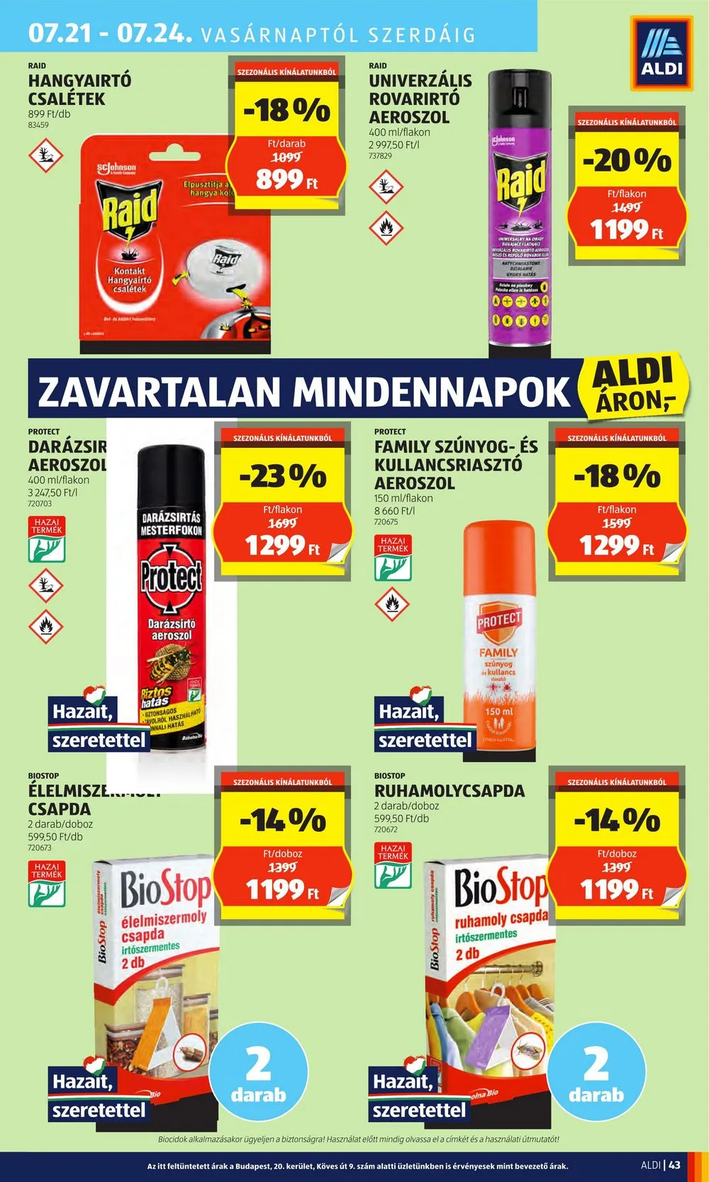 Aldi akciós újság 07.18–07.24 – 47. oldal