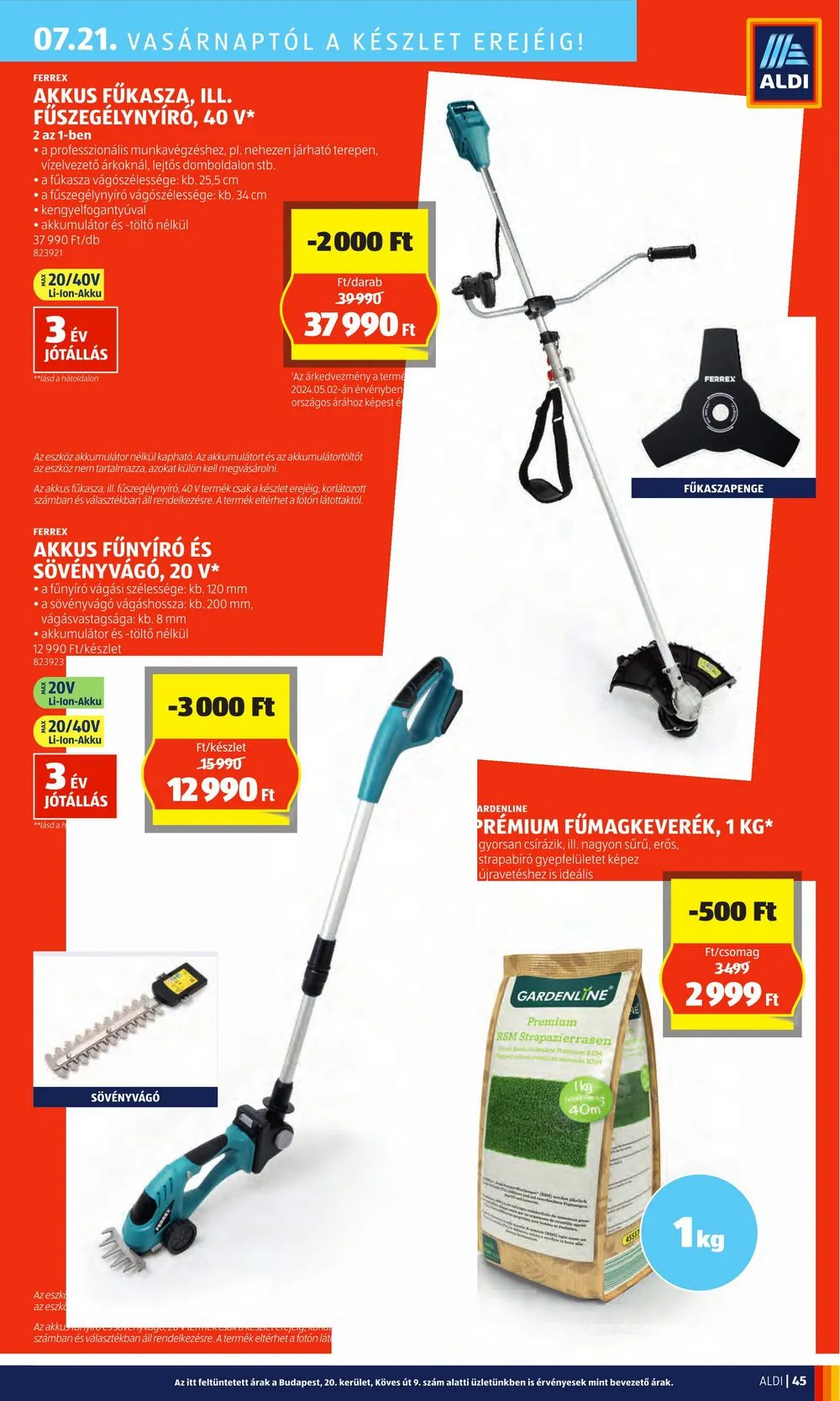 Aldi akciós újság 07.18–07.24 – 49. oldal