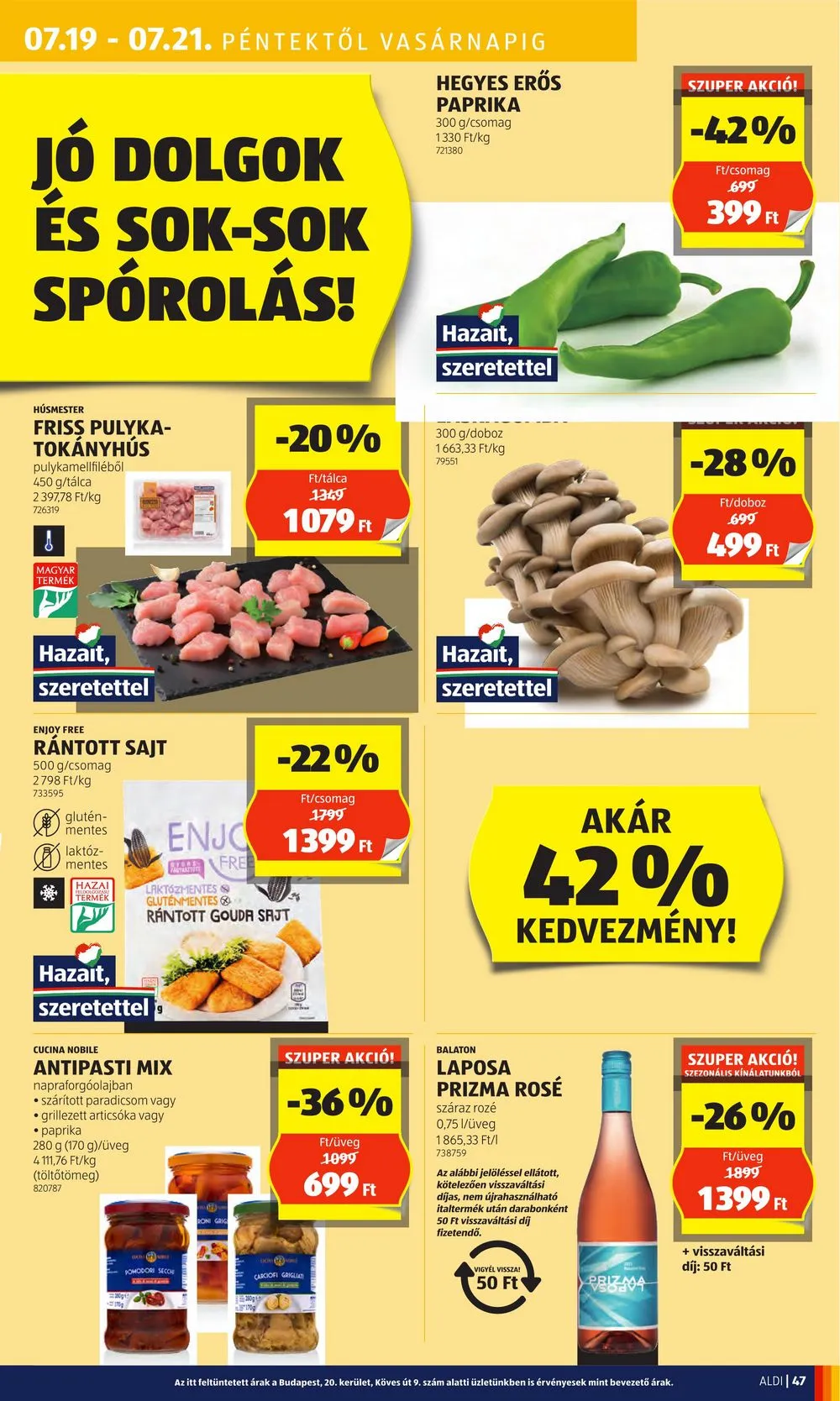 Aldi akciós újság 07.18–07.24 – 51. oldal