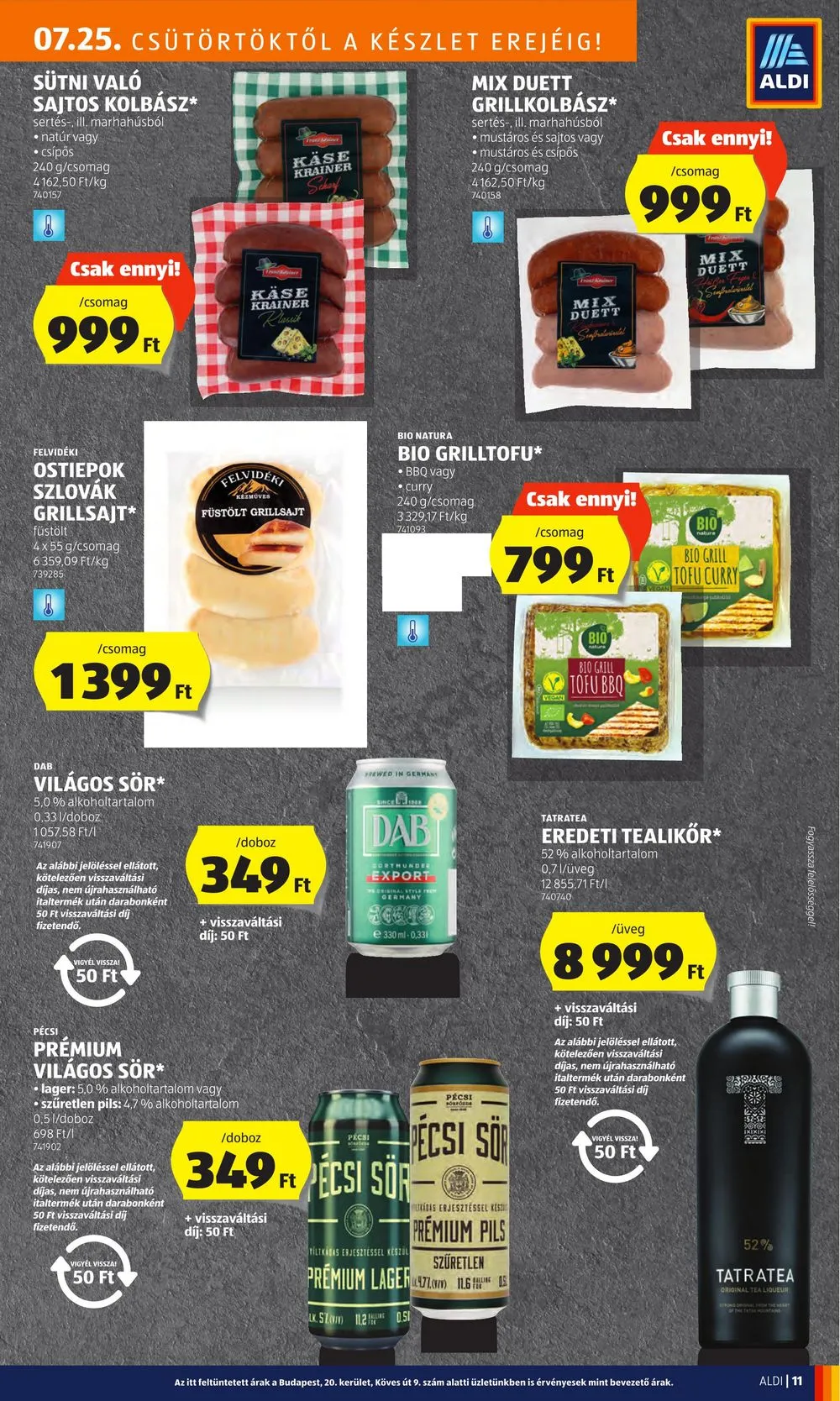 Aldi akciós újság 07.25–07.31 – 13. oldal