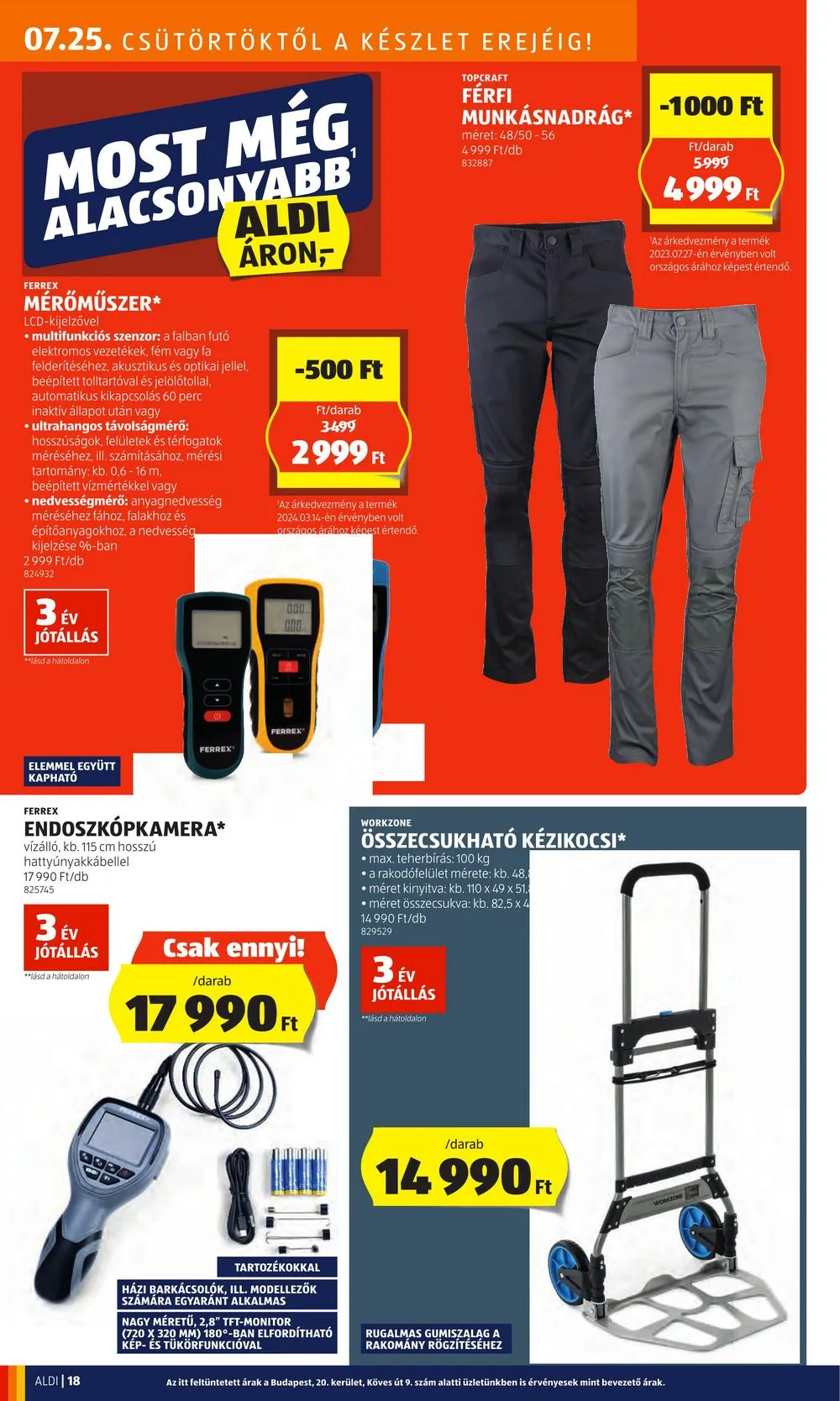 Aldi akciós újság 07.25–07.31 – 20. oldal