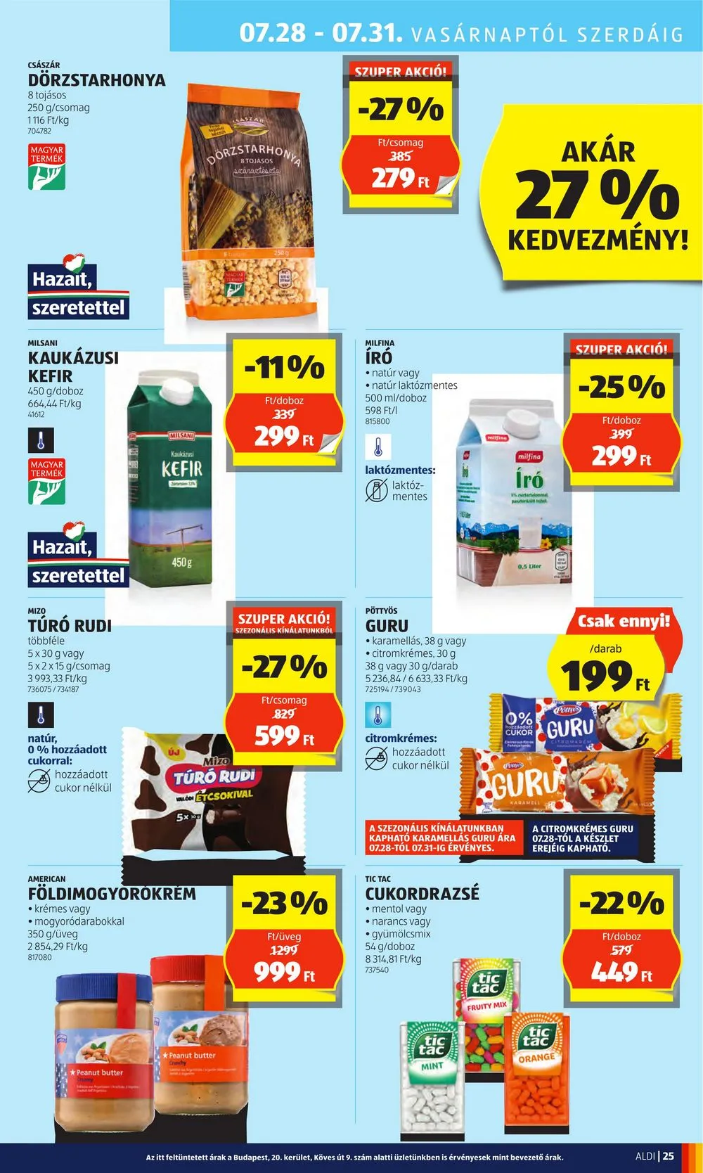 Aldi akciós újság 07.25–07.31 – 29. oldal